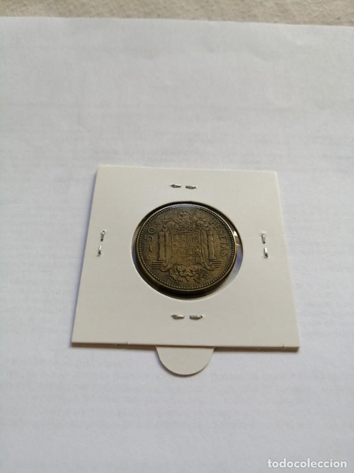 Monedas Franco: 2,50 pesetas 1953 estrella 54 - Foto 2