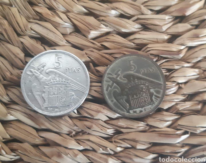Monedas Franco: BAJADA DE PRECIO !!!Monedas de 5 pesetas - Foto 2