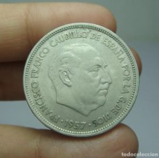 Monedas Franco: 25 PESETAS. FRANCO. 1957 *61