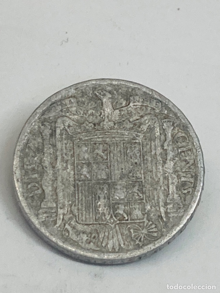 Monedas Franco: Moneda 10 c&eacute;ntimos 1945 - Foto 1