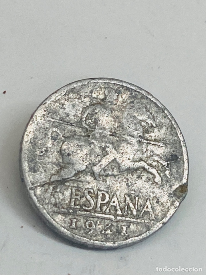 Monedas Franco: Moneda 10 c&eacute;ntimos 1941 - Foto 2