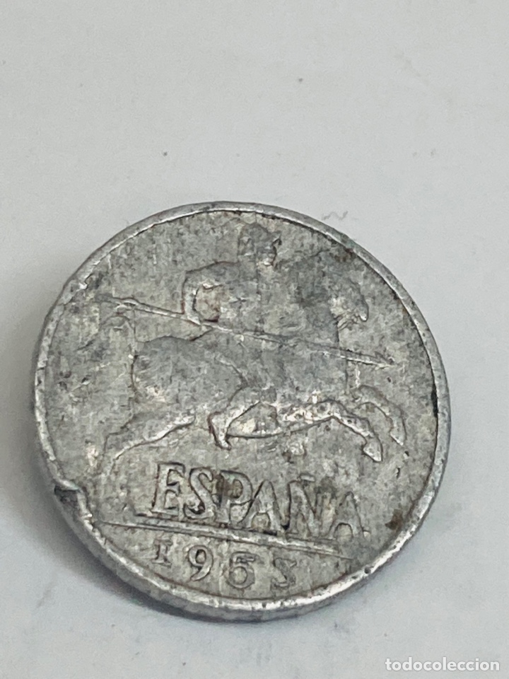 Monedas Franco: Moneda diez c&eacute;ntimos 1953 - Foto 2
