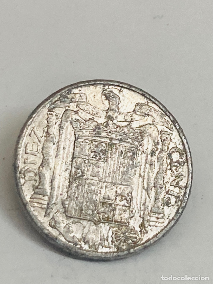 Monedas Franco: Moneda 10 c&eacute;ntimos 1953 - Foto 2