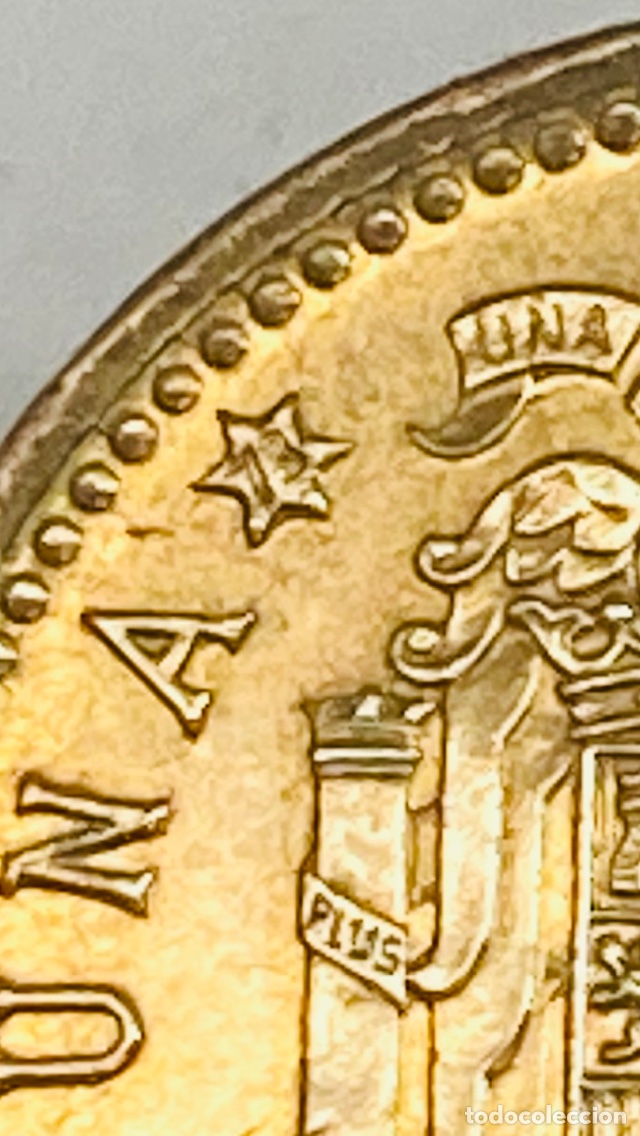 Monedas Franco: Moneda de una pesetas 1966 E73 - Foto 2