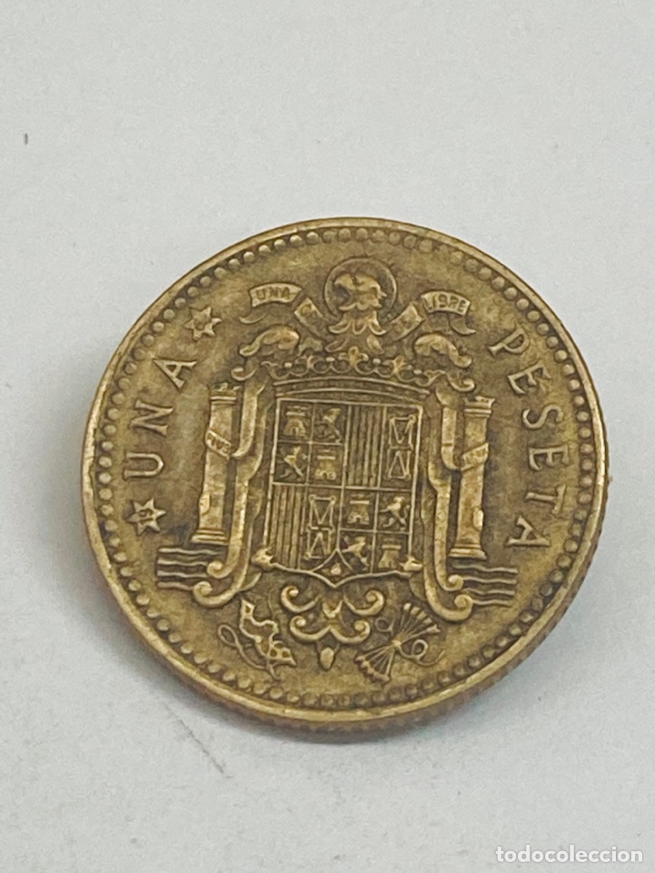 Monedas Franco: Moneda una peseta 1963 E64 - Foto 3