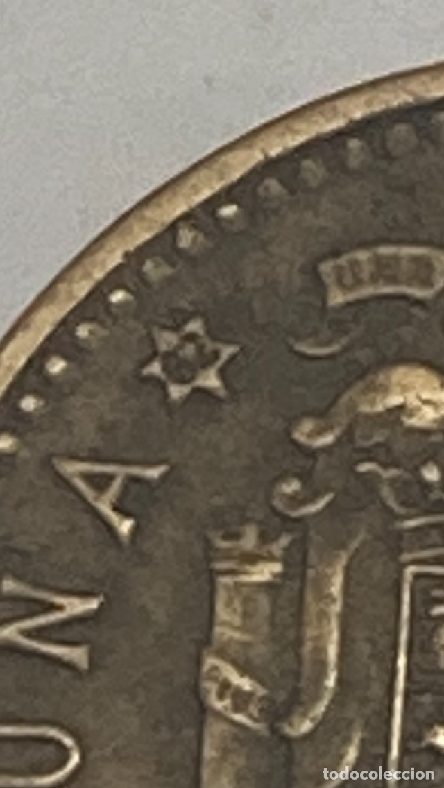 Monedas Franco: Moneda de una peseta 1953 E62 - Foto 2