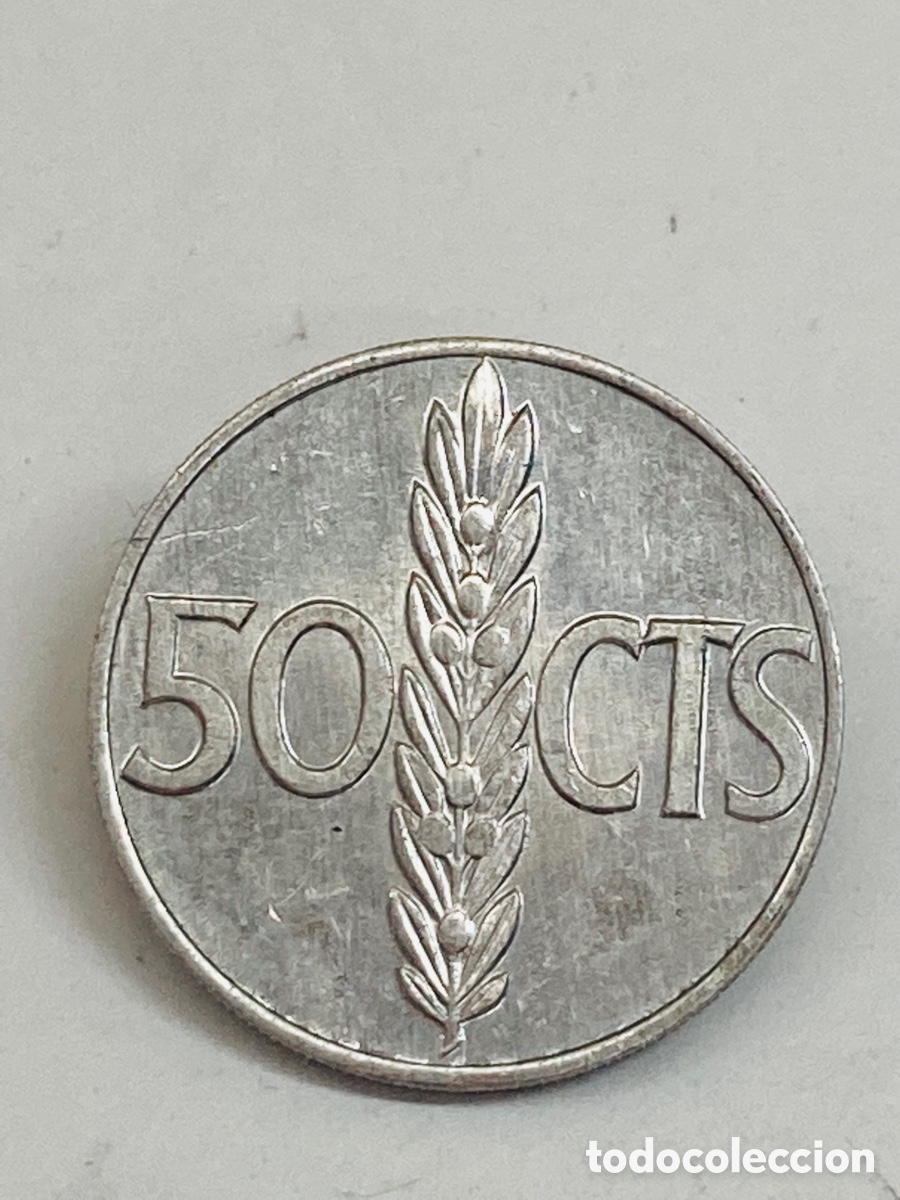 Monedas Franco: Moneda de 50 c&eacute;ntimos 1966 - Foto 2
