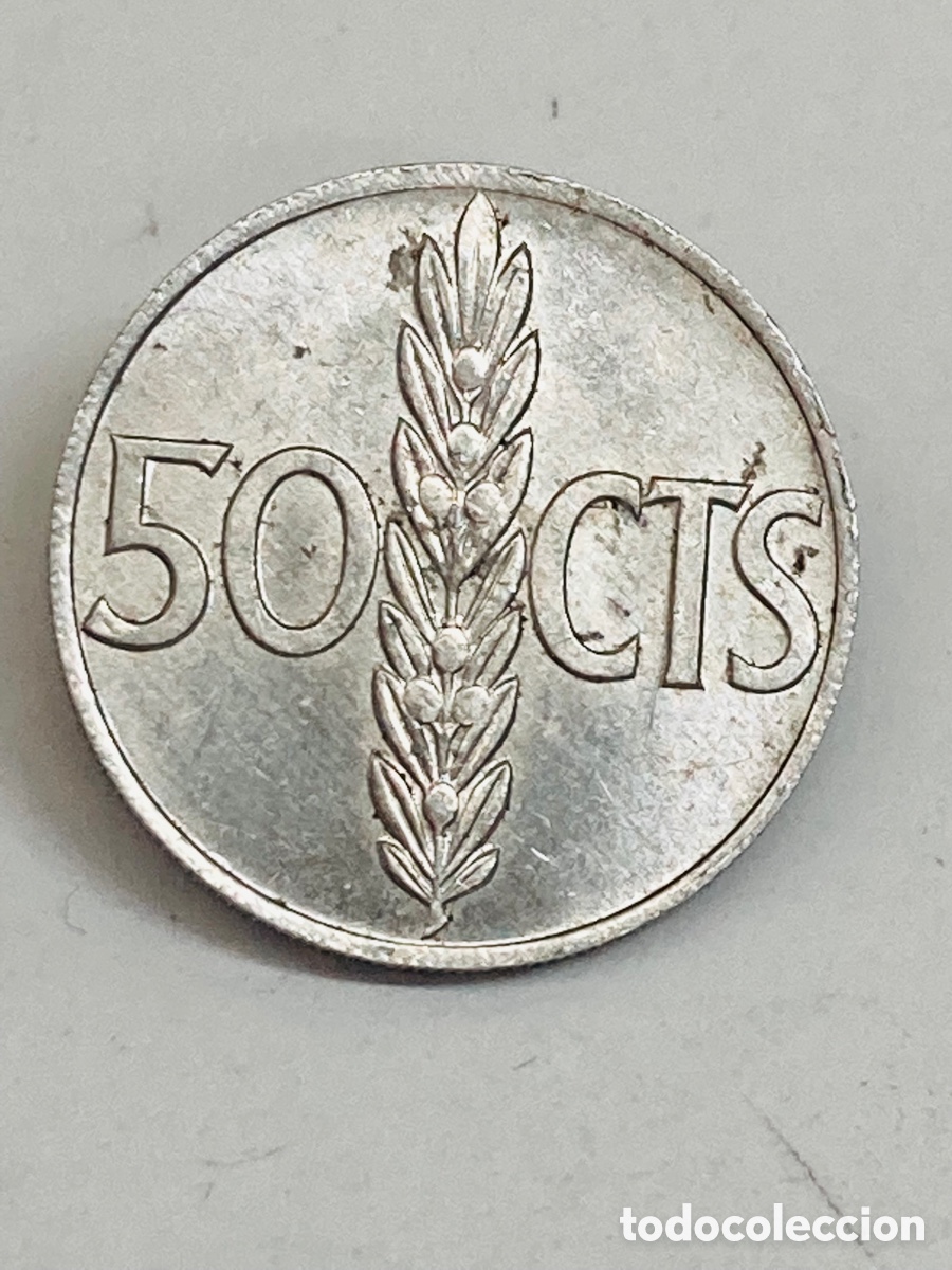 Monedas Franco: Moneda de 50 c&eacute;ntimos 1966 - Foto 2