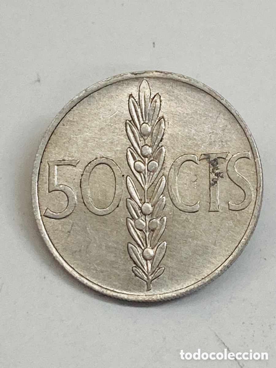 Monedas Franco: Moneda de 50 c&eacute;ntimos 1966 - Foto 1