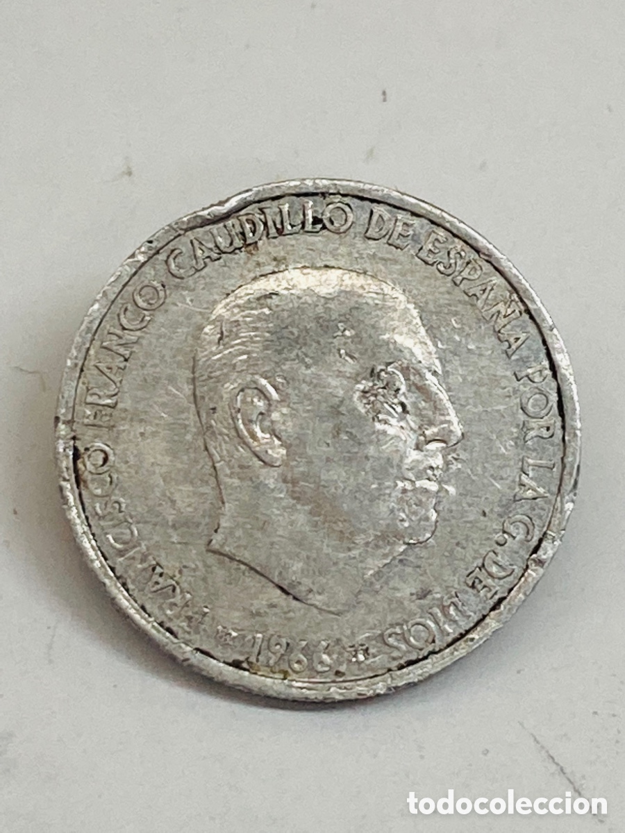 Monedas Franco: Moneda de 50 c&eacute;ntimos 1966 - Foto 2