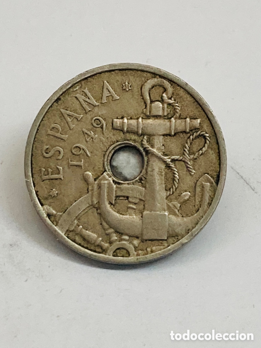 Monedas Franco: Moneda de 50 c&eacute;ntimos 1949 E62 - Foto 2