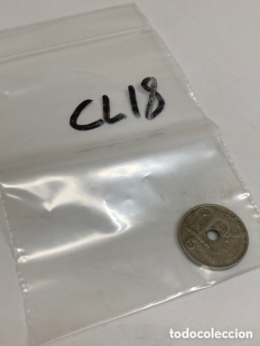 Monedas Franco: Moneda de 50 c&eacute;ntimos 1949 E51 con error de estampado - Foto 3