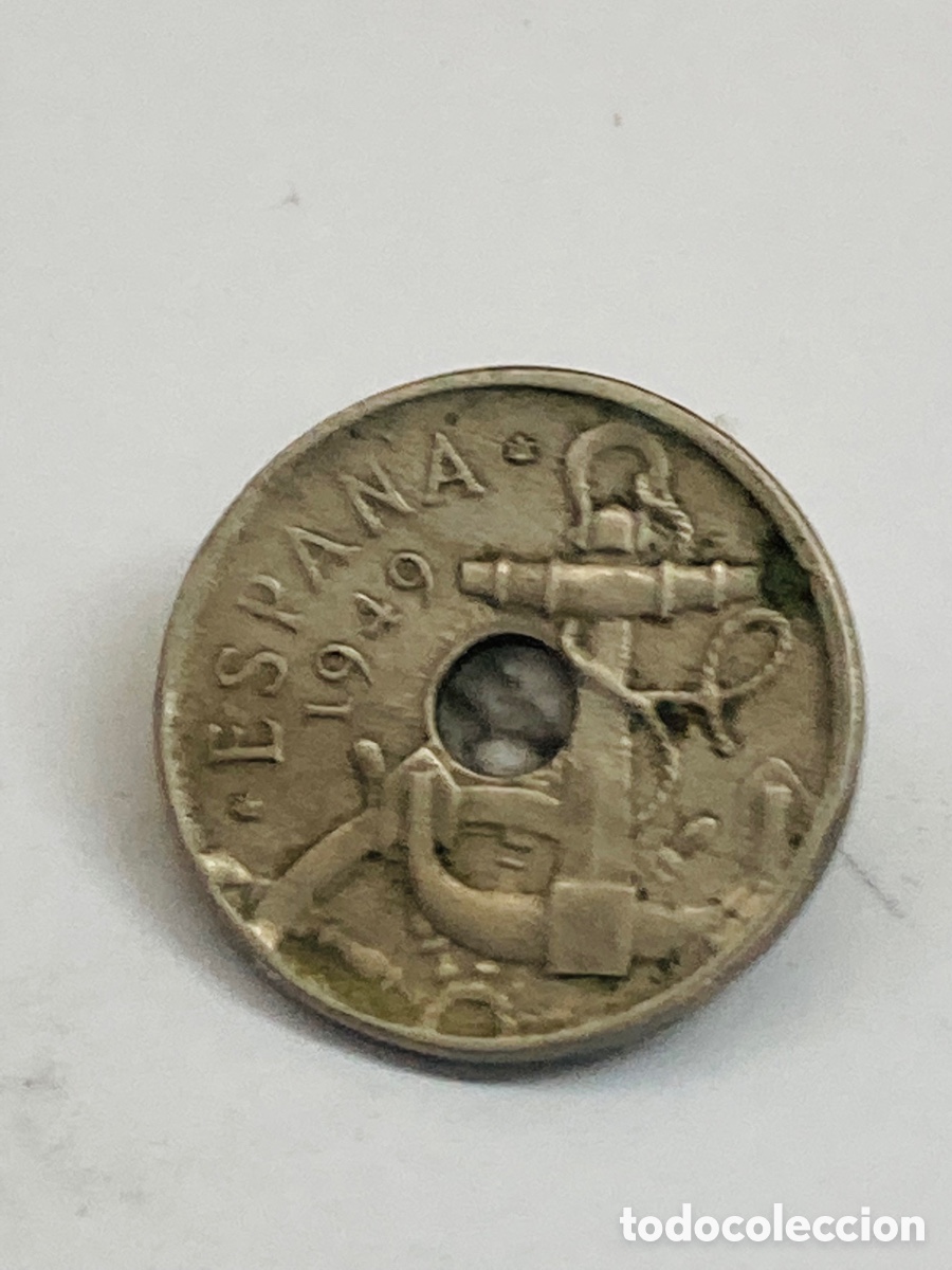 Monedas Franco: Moneda de 50 c&eacute;ntimos 1949 E54 - Foto 1