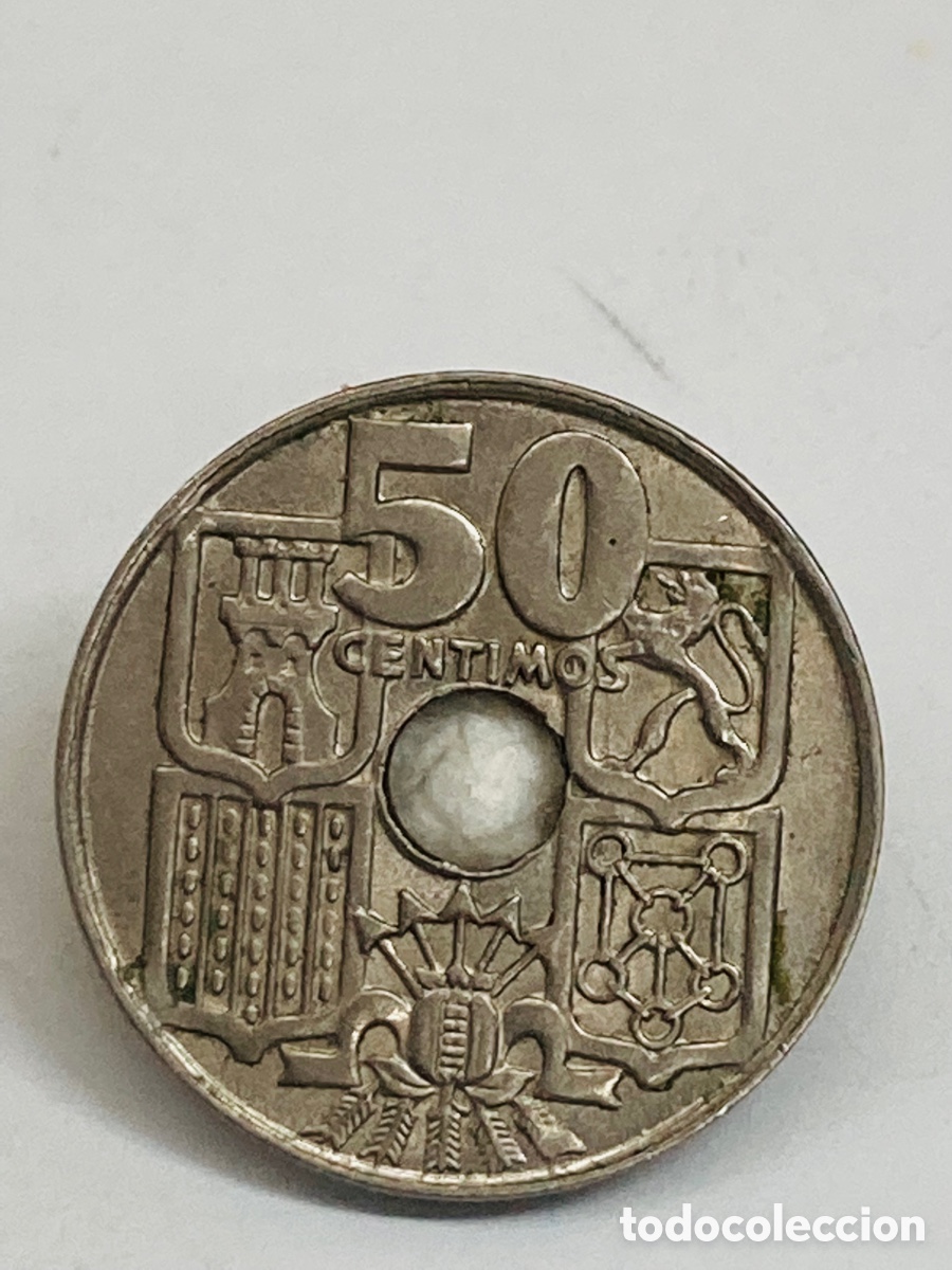 Monedas Franco: Moneda de 50 c&eacute;ntimos 1963 E64 - Foto 2