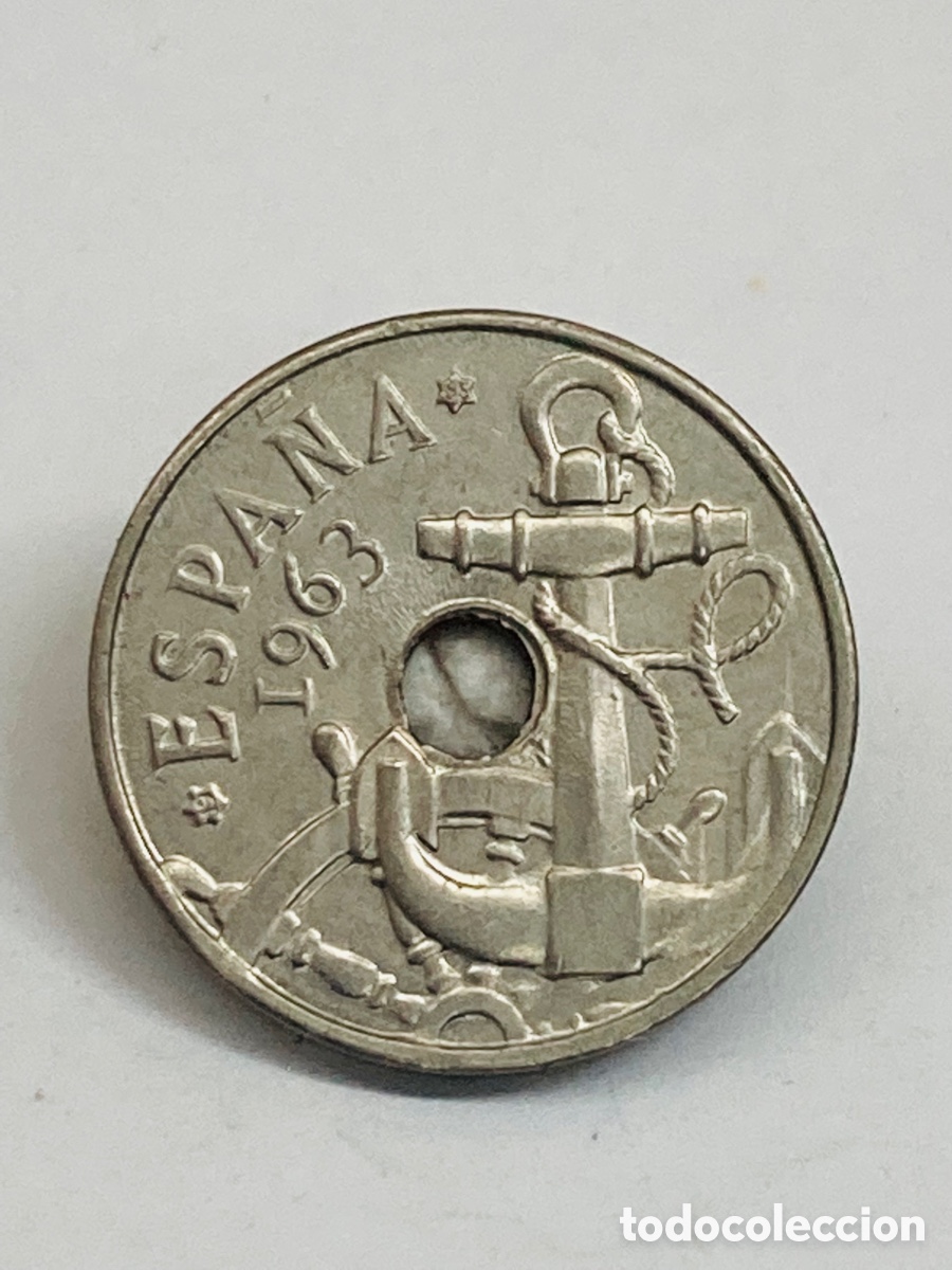 Monedas Franco: Moneda de 50 c&eacute;ntimos 1963 E65 - Foto 2