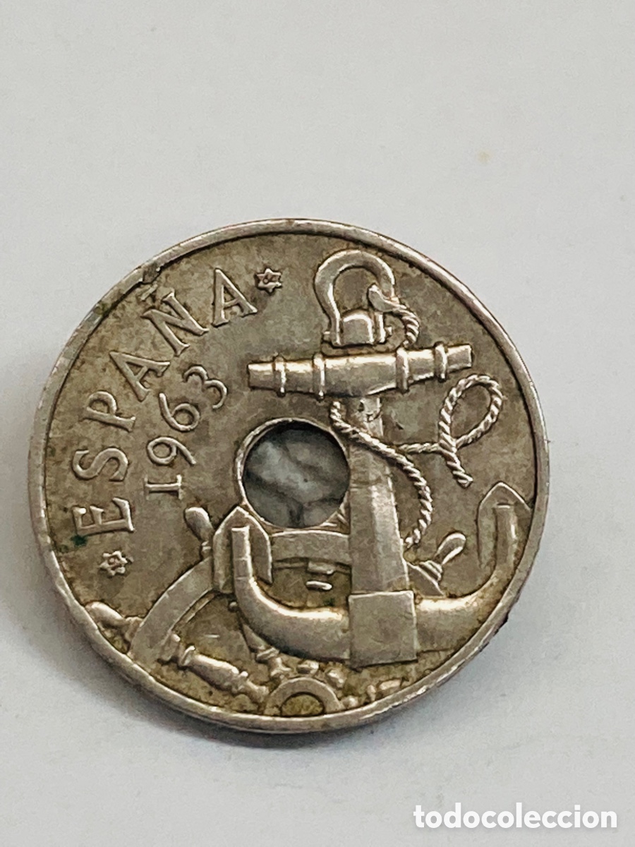 Monedas Franco: Moneda de 50 c&eacute;ntimos 1963 E64 - Foto 2
