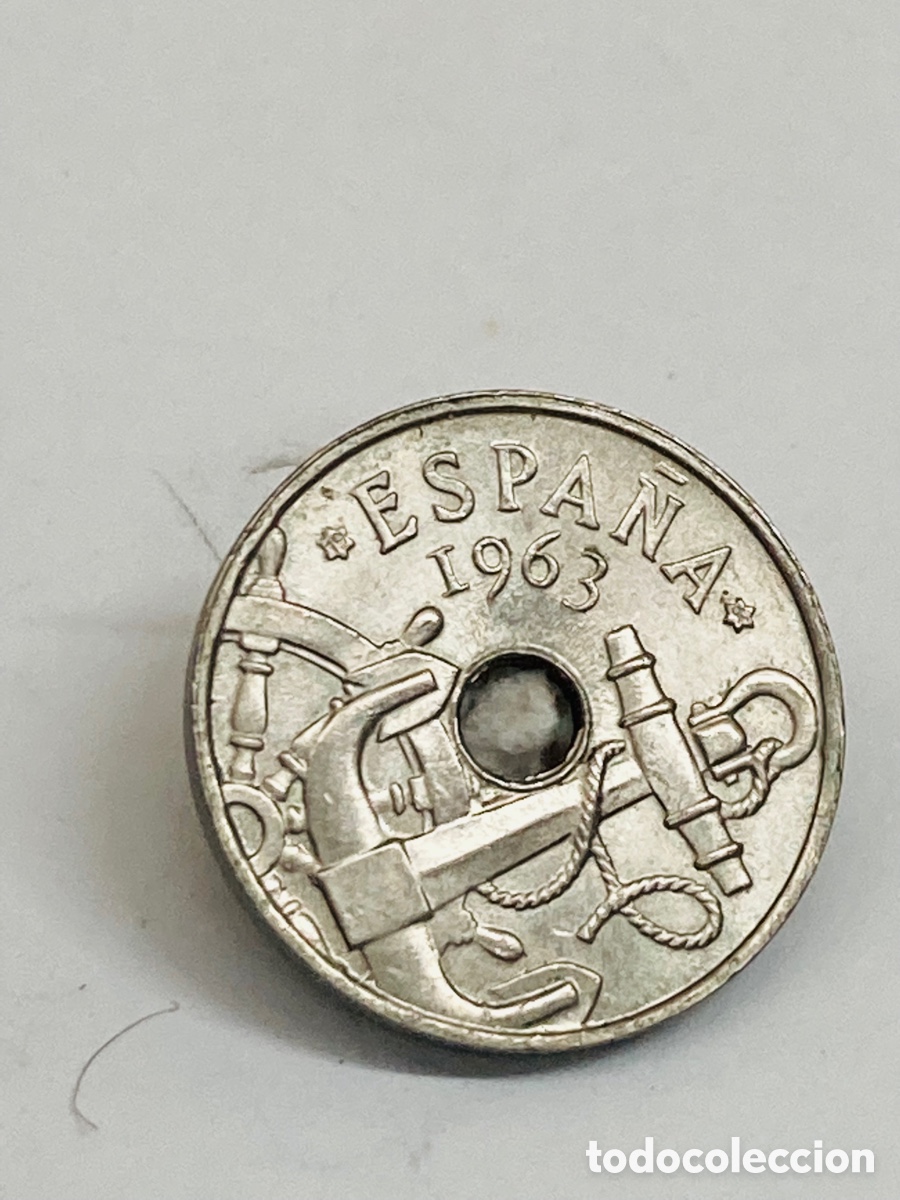 Monedas Franco: Moneda de 50 c&eacute;ntimos 1963 E64 - Foto 1