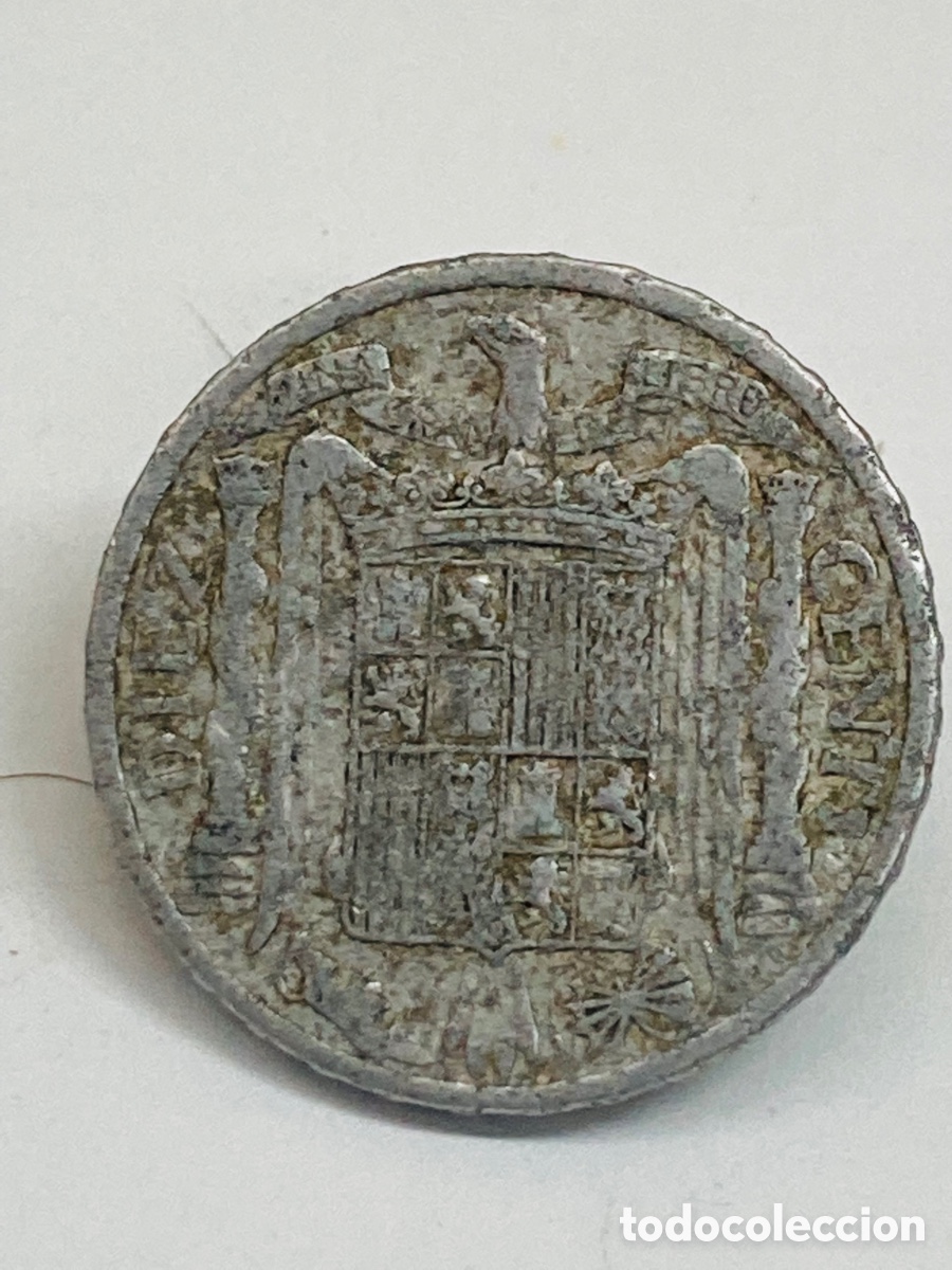 Monedas Franco: Moneda de 10 c&eacute;ntimos 1945 - Foto 1