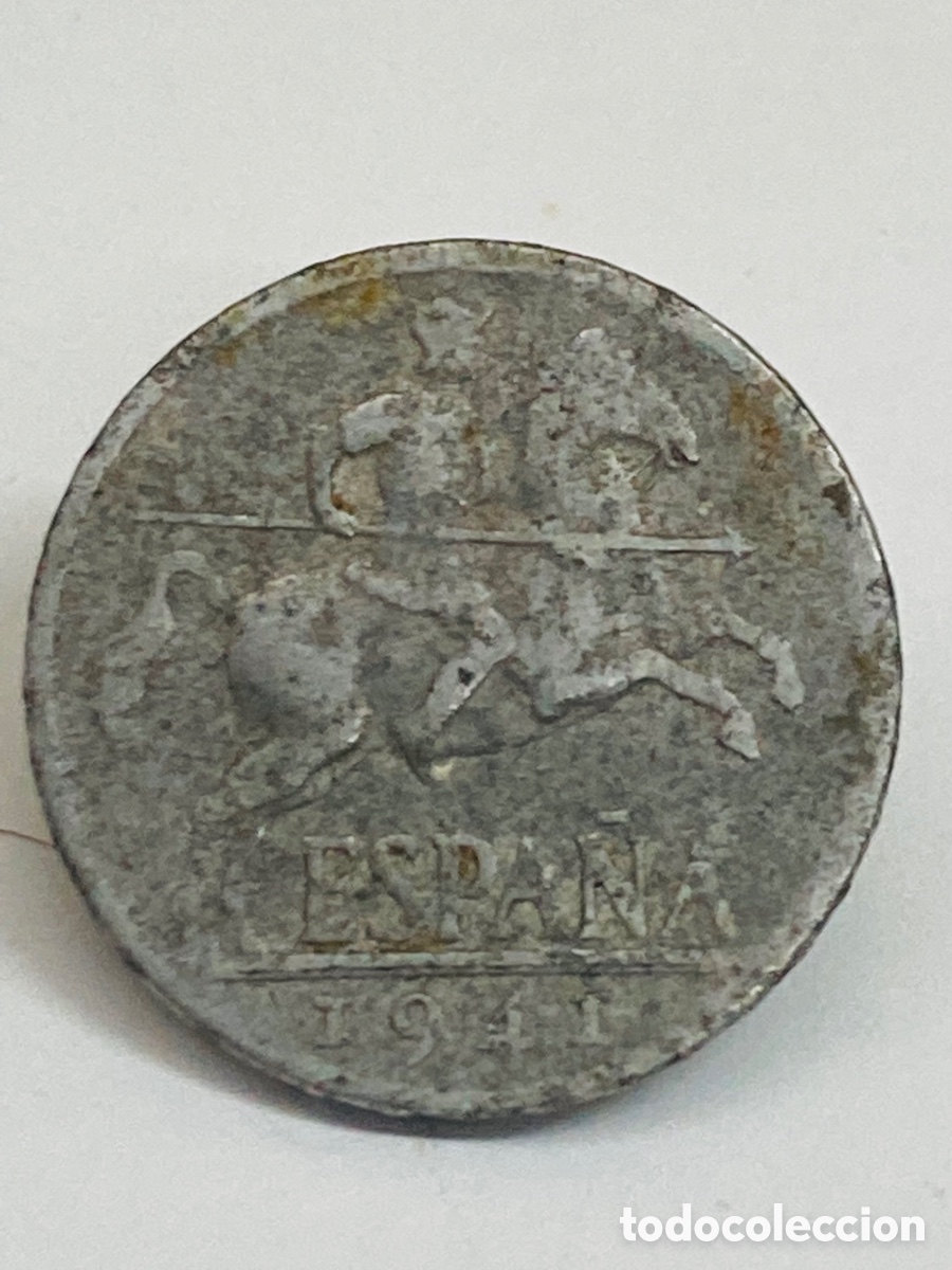 Monedas Franco: Moneda de 10 c&eacute;ntimos 1941 - Foto 2
