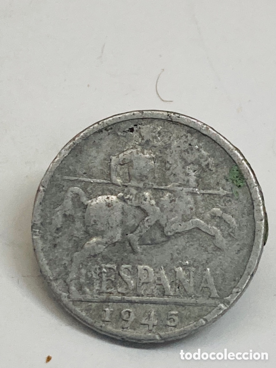 Monedas Franco: Moneda de 10 c&eacute;ntimos 1945 - Foto 1