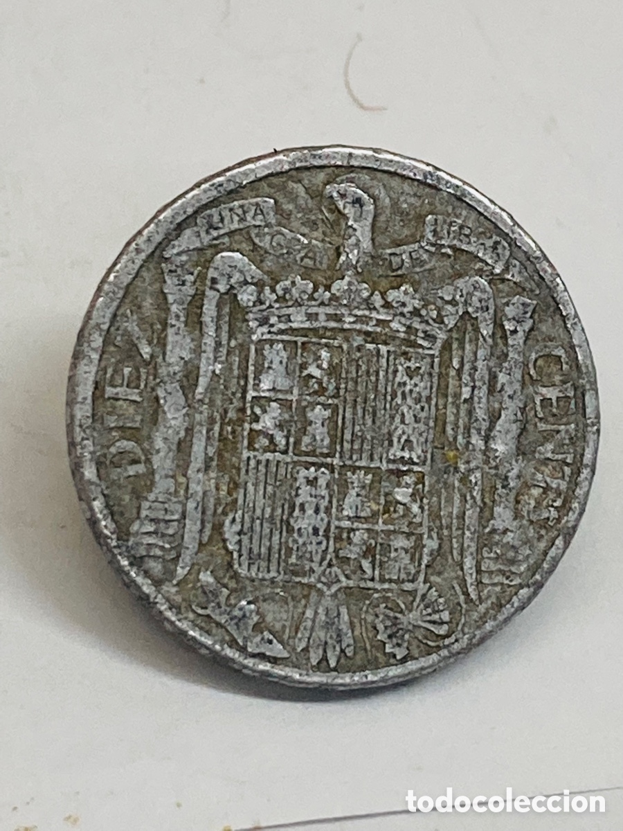 Monedas Franco: Moneda de 10 c&eacute;ntimos 1941 - Foto 1