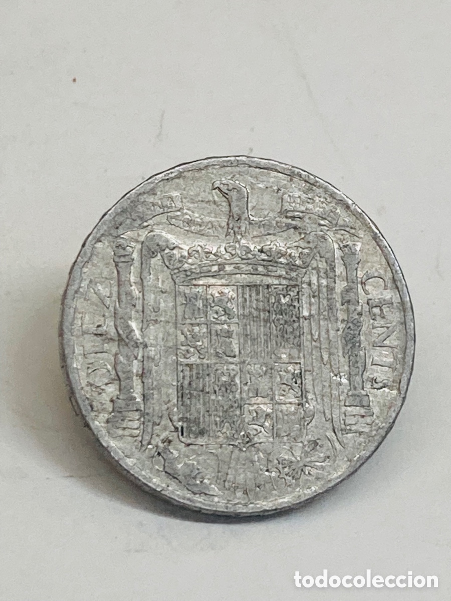 Monedas Franco: Moneda de 10 c&eacute;ntimos 1953 - Foto 2