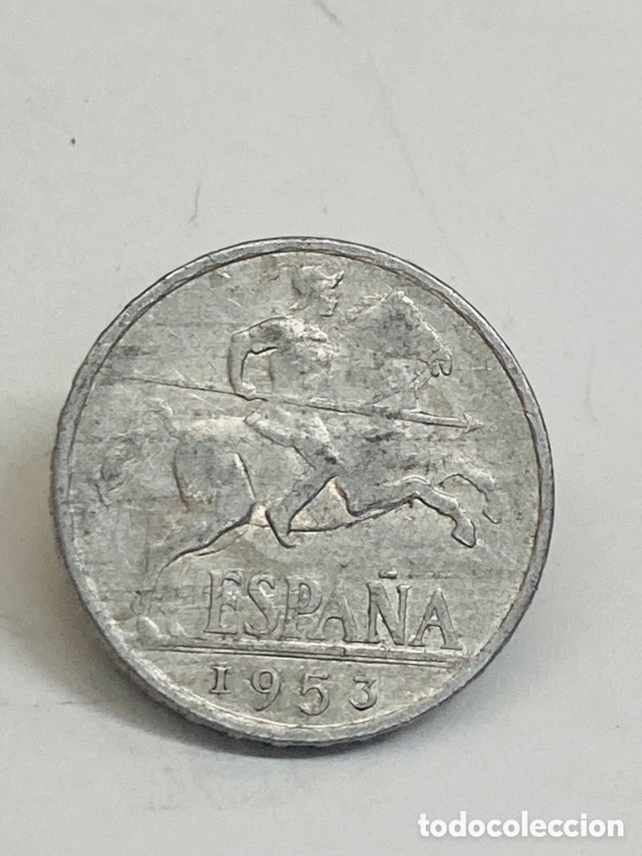 Monedas Franco: Moneda de 10 c&eacute;ntimos 1953 - Foto 1