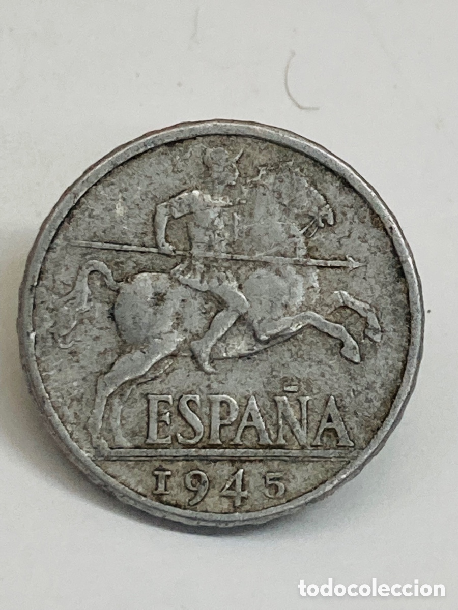 Monedas Franco: Moneda de 10 c&eacute;ntimos 1945 - Foto 1