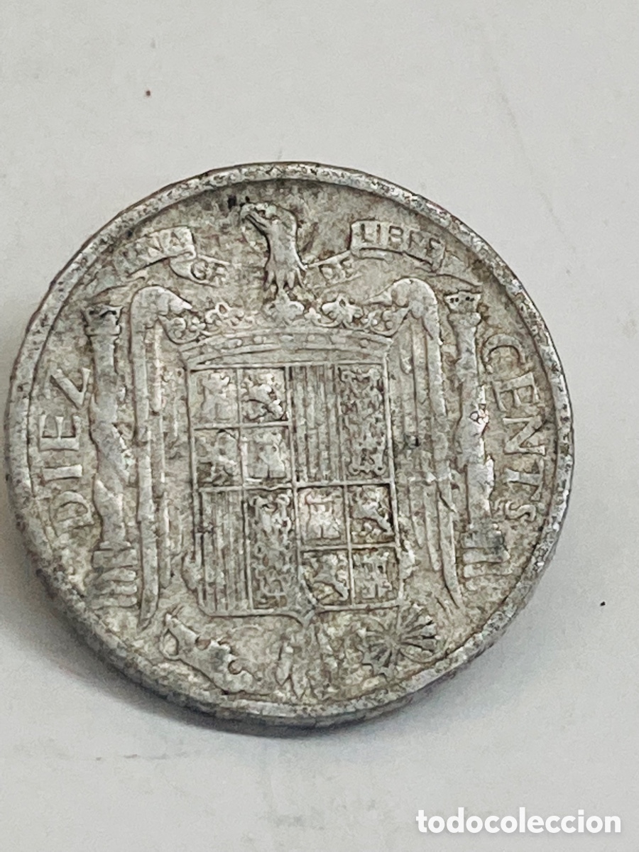 Monedas Franco: Moneda de 10 c&eacute;ntimos 1941 - Foto 1