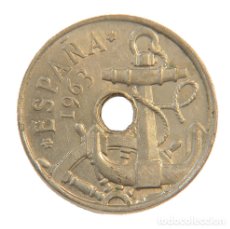 Monnaies Franco: 50 CÉNTIMOS 1963 ESTRELLA 65. EBC +.. Lote 362217415
