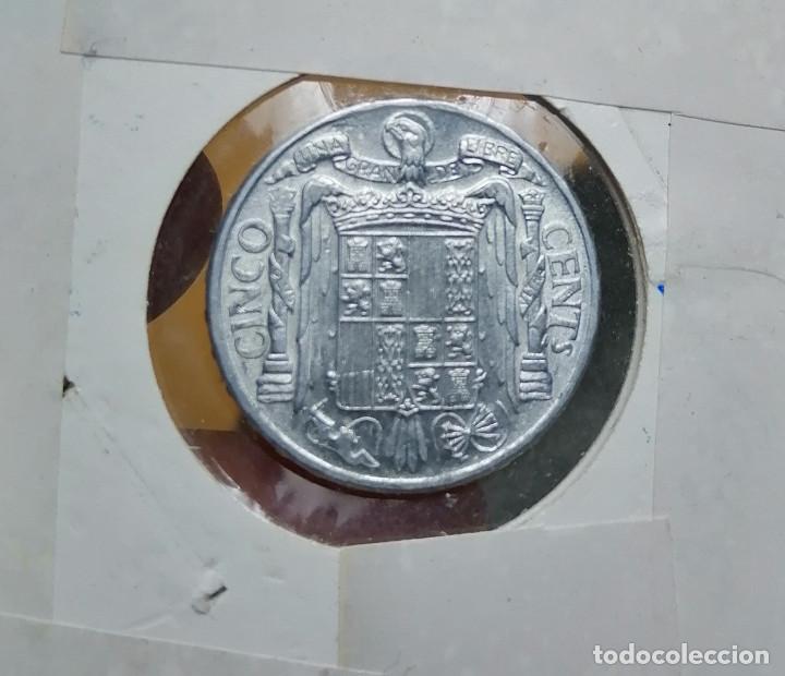 Monedas Franco: ESTADO ESPA&Ntilde;OL 5 centimos 1953 - Foto 2