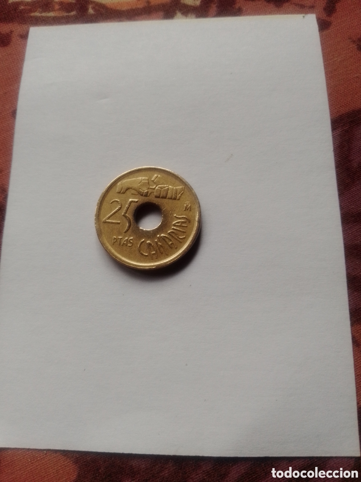 Monedas Franco: moneda 25 ptas 1994 Canarias - Foto 1