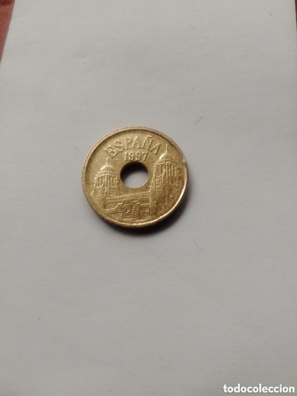 Monedas Franco: moneda 25 ptas 1997 Melilla - Foto 2