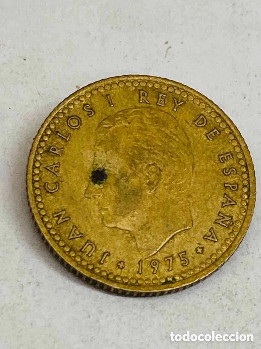 Monedas Franco: Moneda de una peseta 1975 E78 - Foto 1