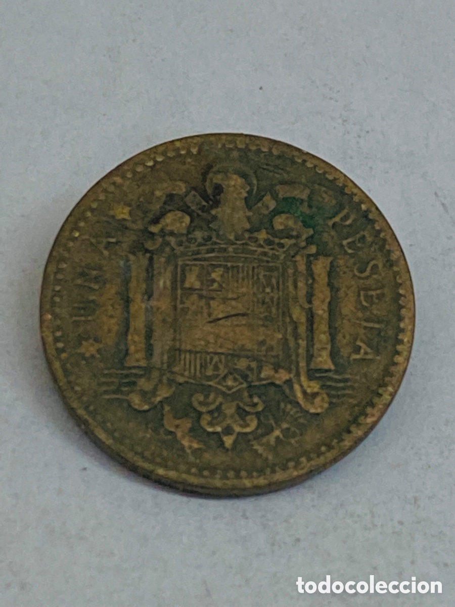 Monedas Franco: Moneda una peseta 1953 - Foto 2