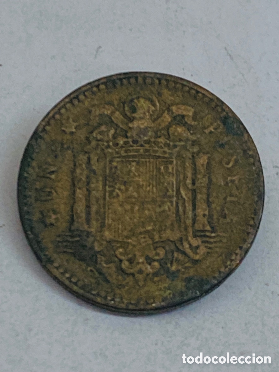 Monedas Franco: Moneda una peseta 1953 - Foto 1