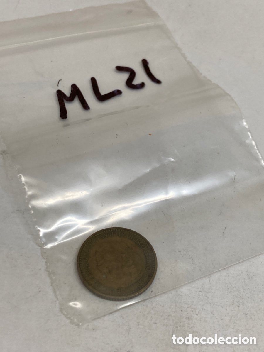 Monedas Franco: Moneda de una pesetas 1963 E63 - Foto 3