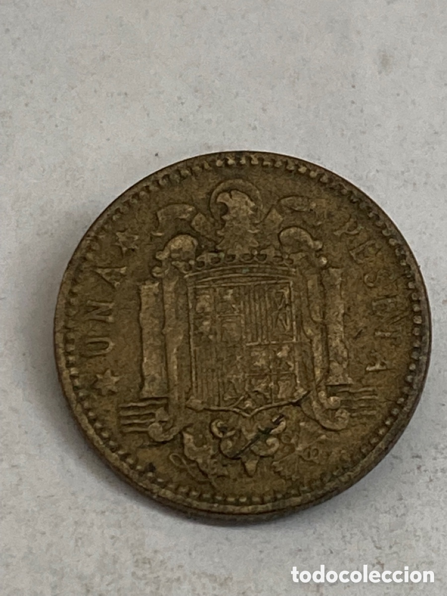 Monedas Franco: Moneda de una peseta 1963 - Foto 1