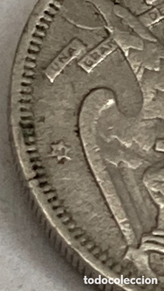 Monedas Franco: Moneda de 5 pesetas 1957 - Foto 2