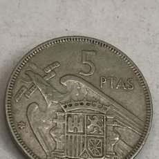 Monedas Franco: MONEDA DE 5 PESETAS 1957 *64. Lote 363668090