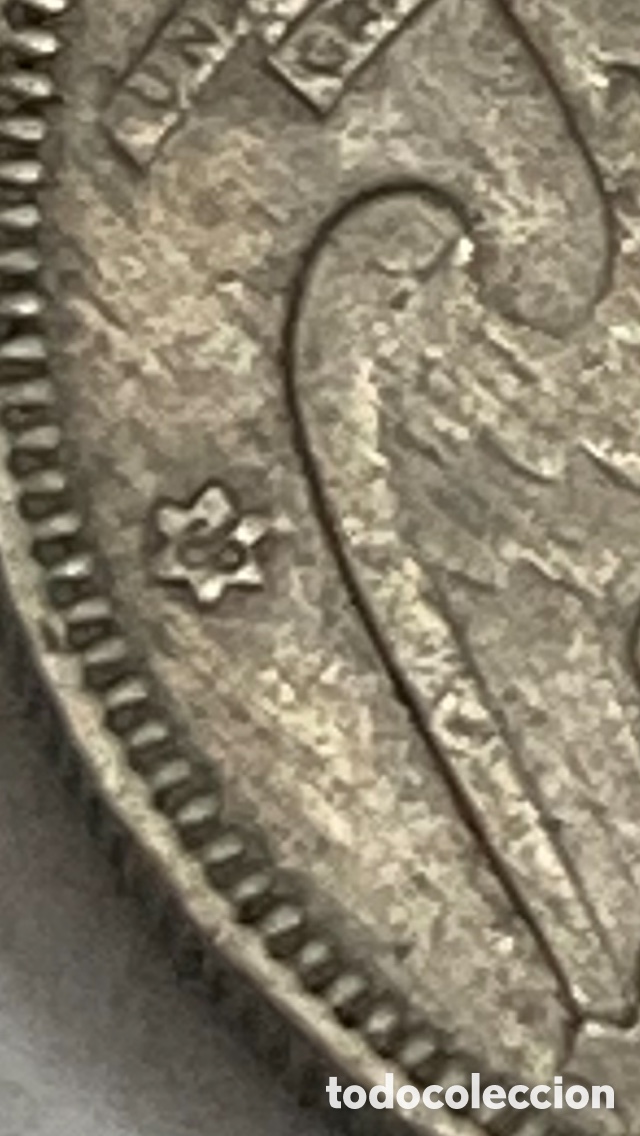 Monedas Franco: Moneda de 5 pesetas 1957 *66 - Foto 3