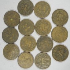 Monnaies Franco: LOTE DE 14 MONEDAS DE 1 PESETA 1944 , VER FOTOS. Lote 364002131