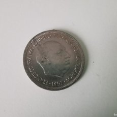 Monedas Franco: MONEDA 5 PESETAS FRANCO 1957 ESTRELLA 69. Lote 364098761