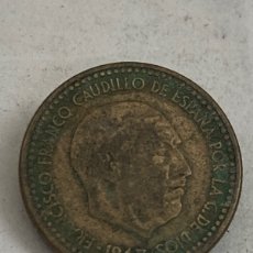 Monedas Franco: MONEDA DE UNA PESETA 1947. Lote 366086721