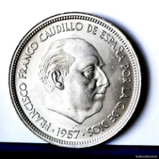 Monedas Franco: ⚜️ AM138. SIN CIRCULAR DE CARTUCHO. 50 PESETAS 1957 *60. Lote 366779716