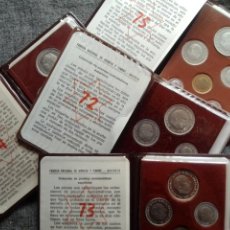 Monedas Franco: LOTE DE 4 CARTERAS FNMT. FRANCISCO FRANCO 1972-1973-1974-1975 PROOF. Lote 366807471