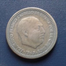 Monedas Franco: MONEDA DE 1 PESETA DE FRANCO AÑO 1947*49. Lote 366807686