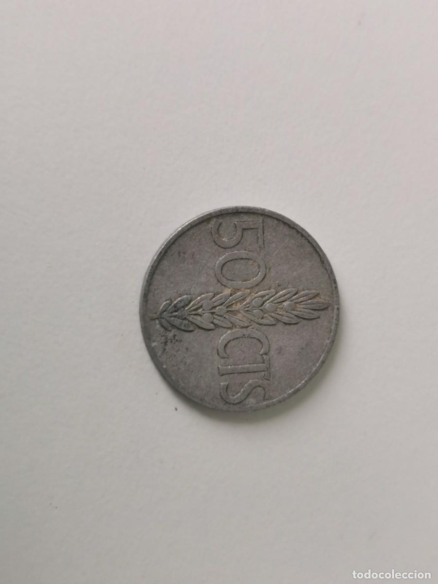 Monedas Franco: MONEDA DE 50 CENTIMOS 1966 GENERAL FRANCO - Foto 2
