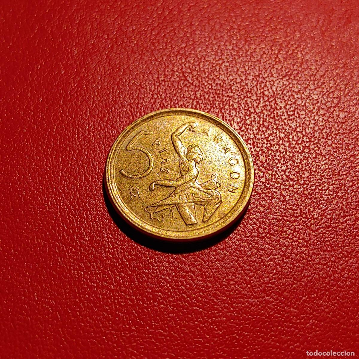 Monedas Franco: 5 Pesetas 1994 ARAGON Espa&ntilde;a - Foto 1