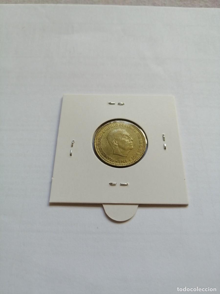 Monedas Franco: 1 peseta 1966 estrella 73 - Foto 2
